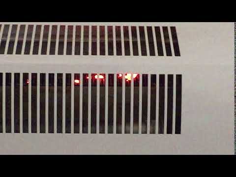 Пыль горит на тепловой завесе тропик