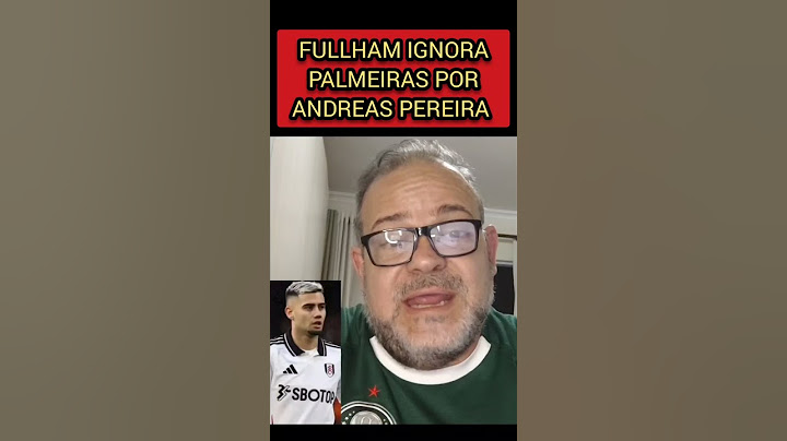 FULLHAM IGNORA Palmeiras por Andreas pereira #shorts