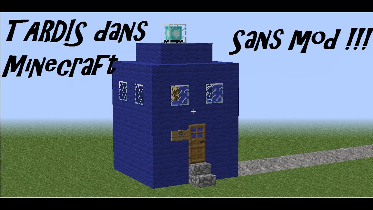 Minecraft-Doctor who : un Tardis sans mod dans Minecraft ! - YouTube