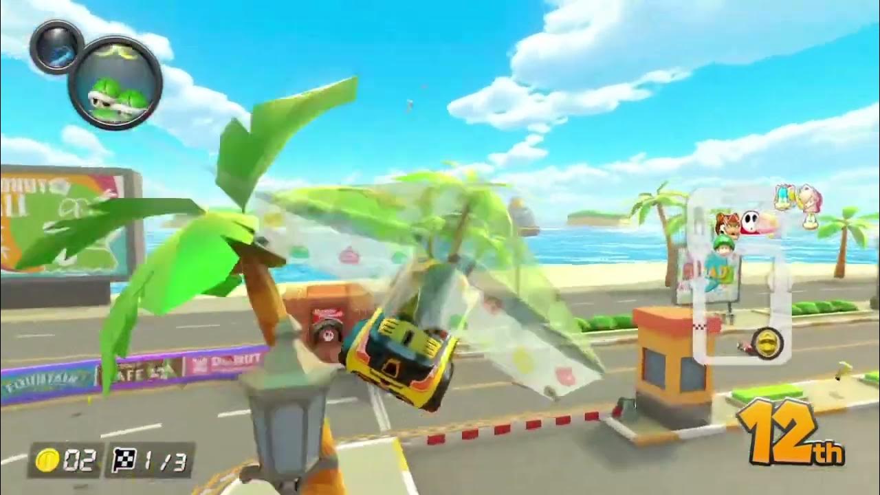 mario kart 8 deluxe rubber banding test and example YouTube