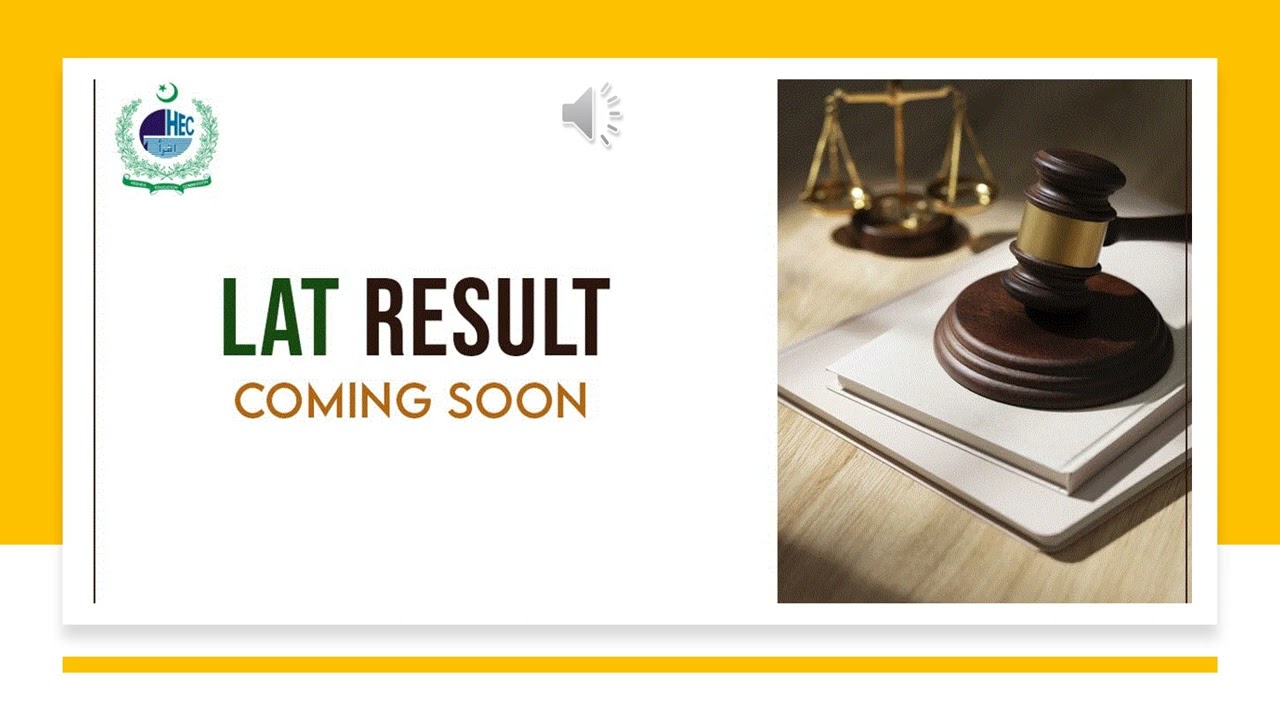 Announcement - Result of LAT test held   Nov 12, 2023