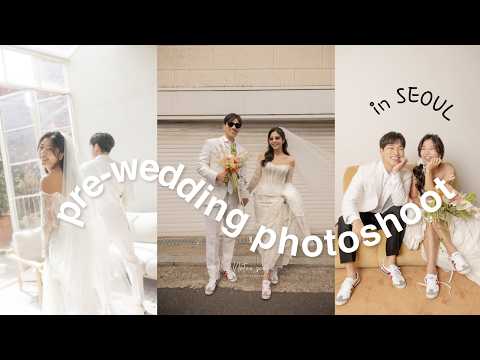 PLANNING a WEDDING in SEOUL // Pre-wedding photoshoot day 📸