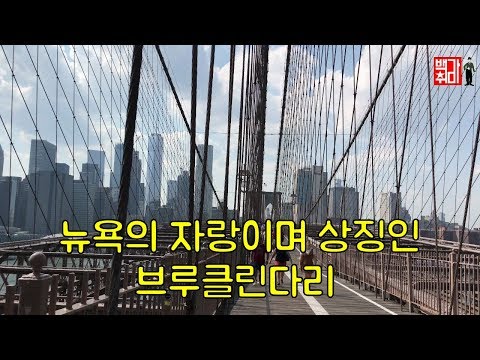 [Backachumee] The Brooklyn Bridge in New York, Engineering marvel of its time.