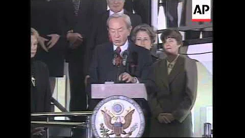 USA: SECRETARY OF STATE WARREN CHRISTOPHER GIVES F...