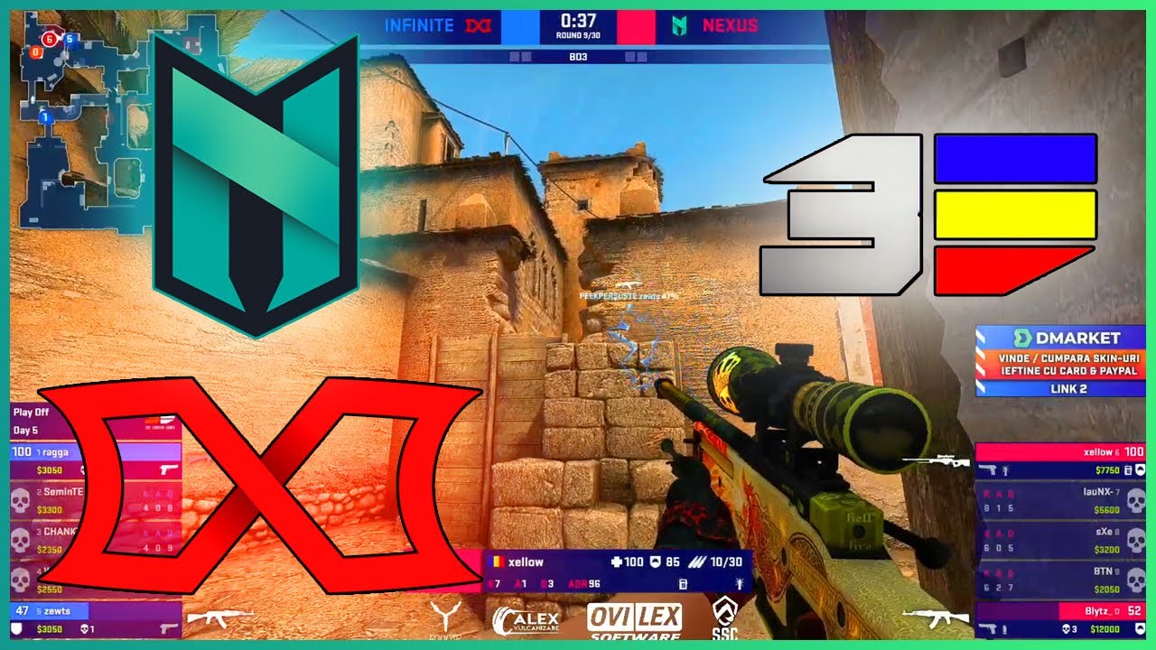 lauNX GOD | Nexus vs Infinite | 3E FRAGTALES ROMANIA PLAYOFFS - HiGHLiGHTS | CSGO