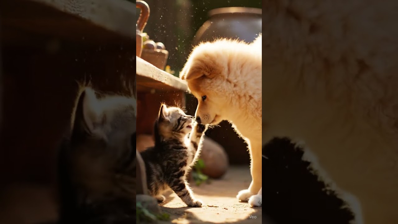 ✨ “Puppy & Kitten 🐶🐱 | Cutest Countryside Friendship”