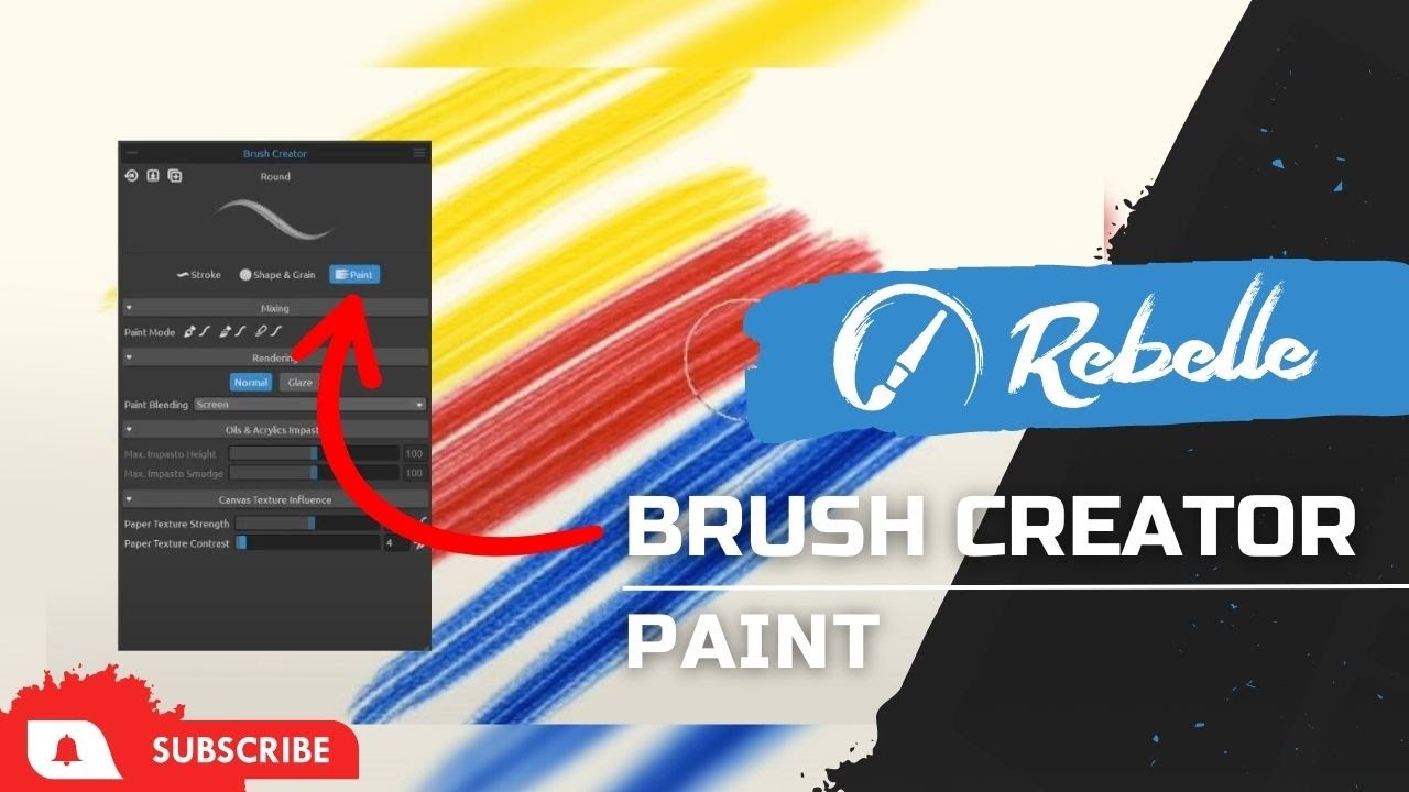 Rebelle 6 Brush Creator Paint YouTube