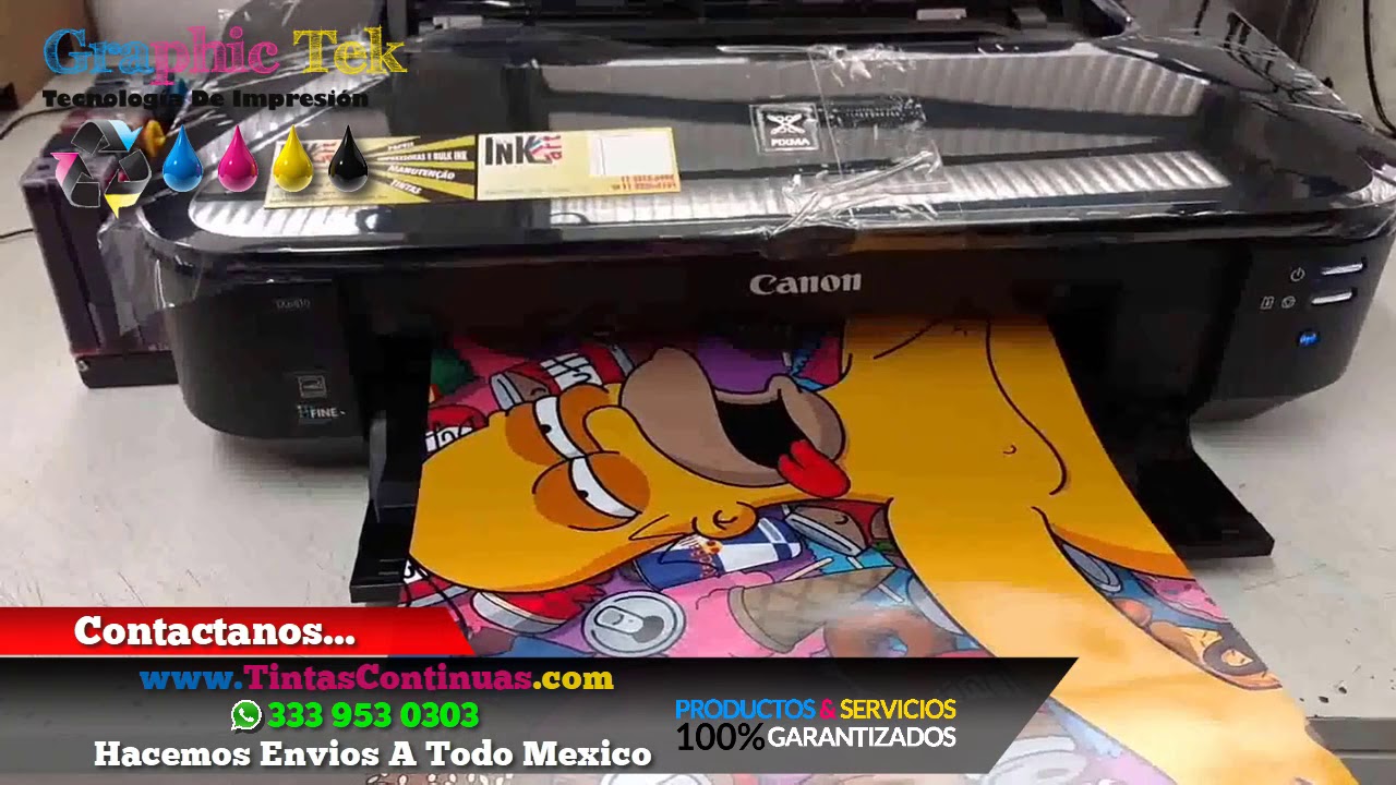 Sistema Tinta Continua Impresora Canon PIXMA ix6810 MG6310 IP7210 pgi 150  cli 151 - YouTube