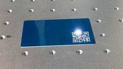 QR Bar Code Label Fiber Laser Marking Machine