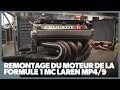 Aprs des heures de travail le moteur de la f1 mclaren9 est comme neuf 