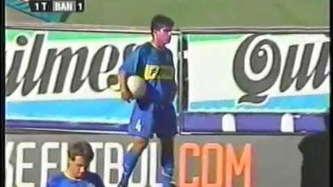 Boca Juniors vs Banfield 2003 - Clausura - English audio - Full match.