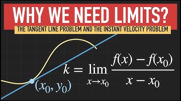 Why we need limits? The Tangent line Problem and Instant Velocity Problem.