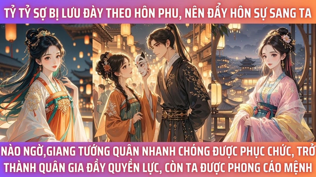 TỶ TỶ SỢ BỊ LƯU ĐÀY THEO HÔN PHU, NÊN ĐẨY HÔN SỰ SANG TA. NÀO NGỜ, GIANG TƯỚNG QUÂN NHANH CHÓNG ĐƯỢC