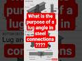 Lug Angle Connection in Steel Structures | Beam-to-Beam Connection Explained | sssirmechanics