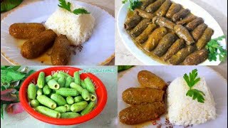 كوسا شيخ المحشي السوري | بصلصة الطحينة و دبس الرمان  | Stuffed Zucchini 