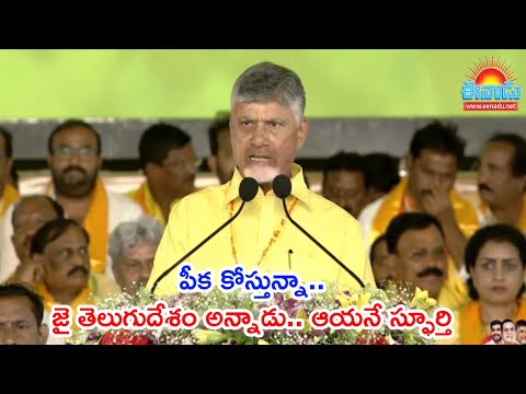 తెదేపా చరిత్ర.. చింపేస్తే చిరిగేది కాదు: సీఎం చంద్రబాబు@eenadu-news #tdp #mahanadu #chandrababu