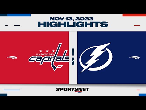 NHL Highlights | Capitals vs. Lightning - November 13, 2022