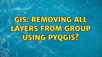 GIS: Removing all layers from group using PyQGIS? (3 Solutions!!)