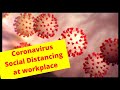 social distancing at workplace to prevent the spread of covid 19  Corona...