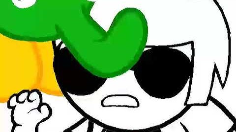 overly dramatic slow motion dave strider shot based off panel 609 of homestuck
