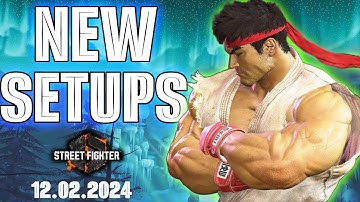 SF6 Season 2.5 : Ryu - New Setups, Meaties
