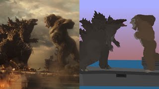 Movie vs Animation  |  Godzilla vs Kong