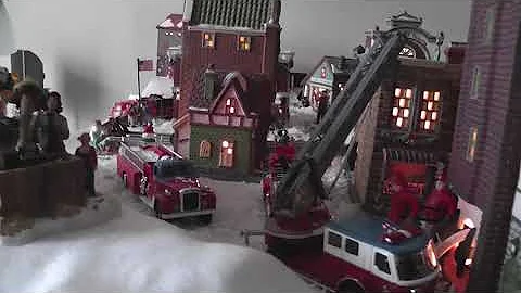 O-Gauge 4x8 Layout - Steam and Diesel Trains at Christmas 2011- Blast from the Past!  Cool!