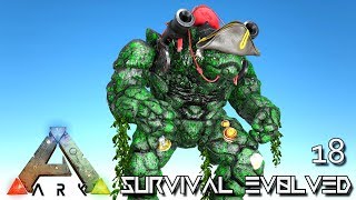 ARK: SURVIVAL EVOLVED - CAPTIN BLACK BOULDER ROCK GOLEM BOSS !!! | PRIMAL FEAR ISO CRYSTAL ISLES E18