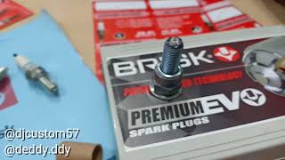 Pasang Busi Brisk Di Satria FU|motor Makin Bertenaga|