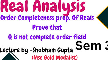 Ordered completeness property of real || least upper bound property ||Rational no