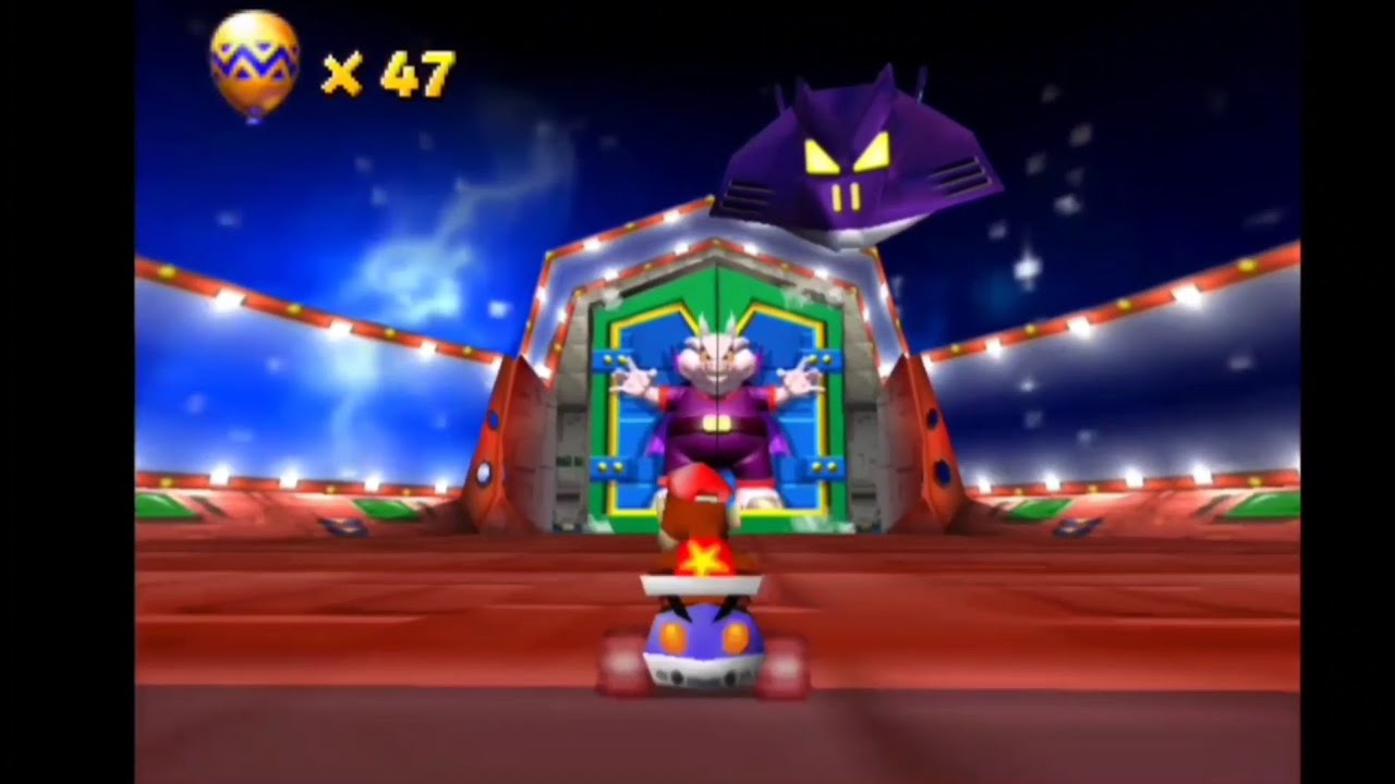 Diddy Kong Racing - Wizpig final boss battle and end credits! - YouTube