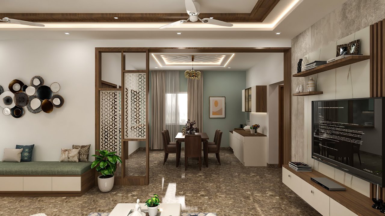 2BHK Interior Design by Digiking Interiors|| Interior Designer in ...