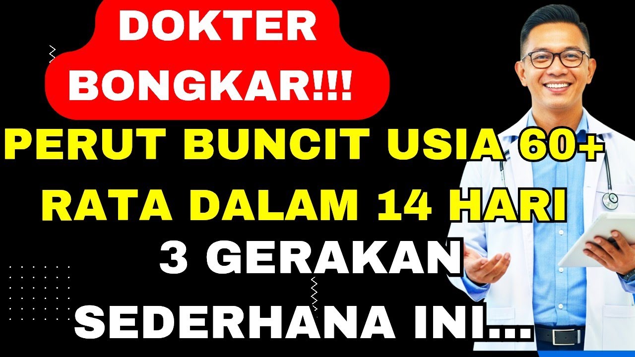 NGERI‼️ Perut Buncit di Usia 60+ Ternyata Bisa Hilang! Ini 3 Gerakan yang Disembunyikan Dokter
