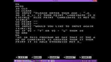 GW BASIC LESSON 26 IF THEN ELSE STATEMENT