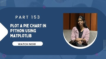 🥧 Part 153: Plot a Pie Chart in Python using Matplotlib
