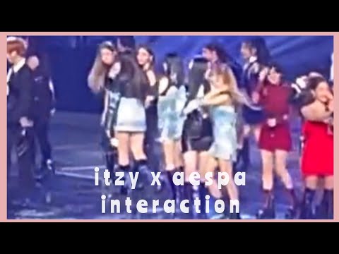 AESPA X ITZY interaction || 있지 x 에스파