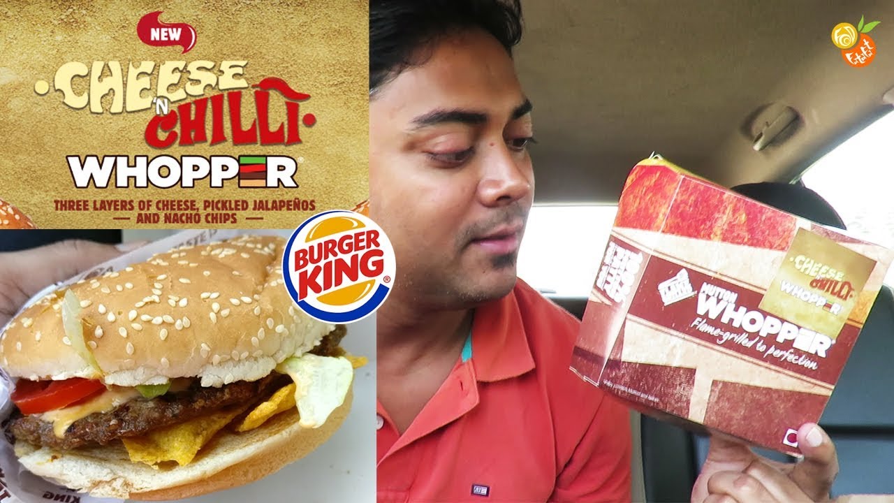 Burger King Chees & Chilli Motton Whopper | Taste Test | Eating Show - Food Review | Food Fatafat
