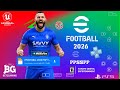 eFootball PES 2026 PPSSPP Android Offline PS5 Camera | Efootball 2026 PSP Full Update &amp; PlayerTattoo