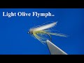 Tying a light olive flymph by davie mcphail