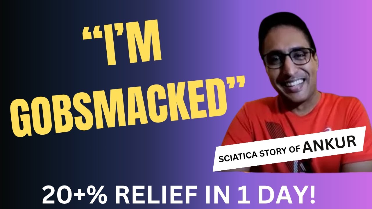 Gobsmacked by the relief of his sciatica
