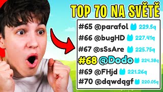 Dostal Jsem Se Do TOP 70 V Pet Simulatoru X!