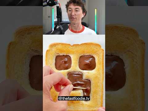 Minecraft Creeper Toast 🍞😱