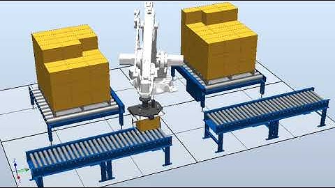 Single and Double Case Palletizing Emulation