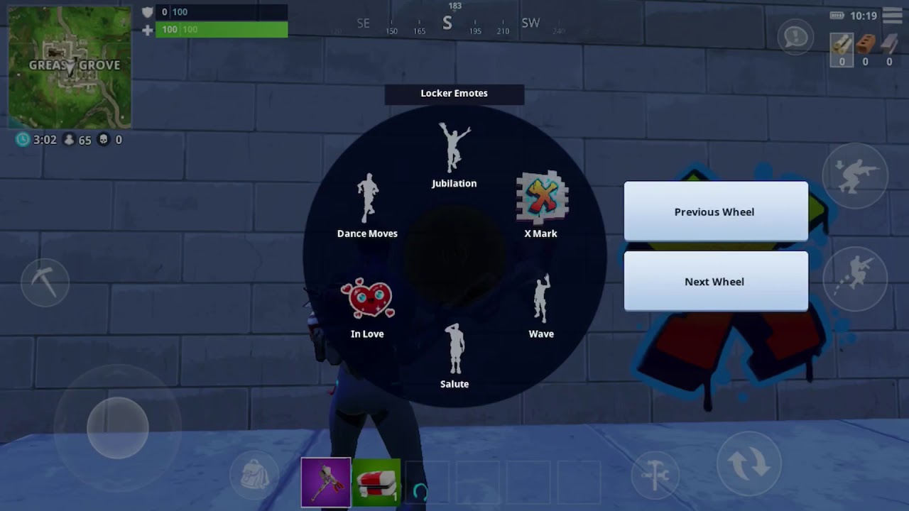 fortnite new season 4 spray paint gameplay mobile gameplay - fortnite new spray paint