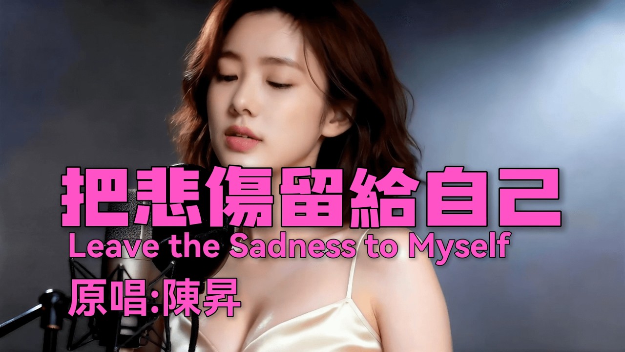 好聽音樂 翻唱|《把悲傷留給自己》|原唱：陳昇|深情隱忍與默默守候的經典情歌| Very Beautiful | 