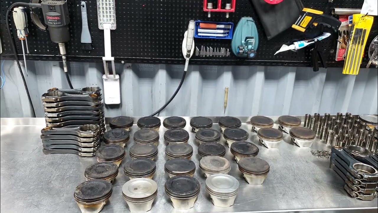 M157 stock pistons/con rods YouTube