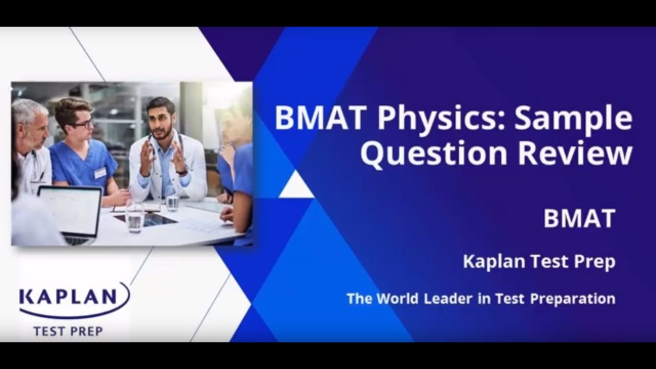 BMAT Physics: Sample question review
