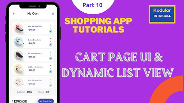 Kodular Tutorials (No-Coding Required) : Cart Page UI & Dynamic ListView(Malayalam)
