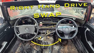 Switching a Mercedes SL to Right Hand Drive - Project 630SL Part 4