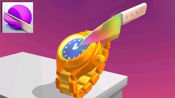 ASMR Slicing game Very satisfying and relaxing Gameplay Walkthrough MAXFD42